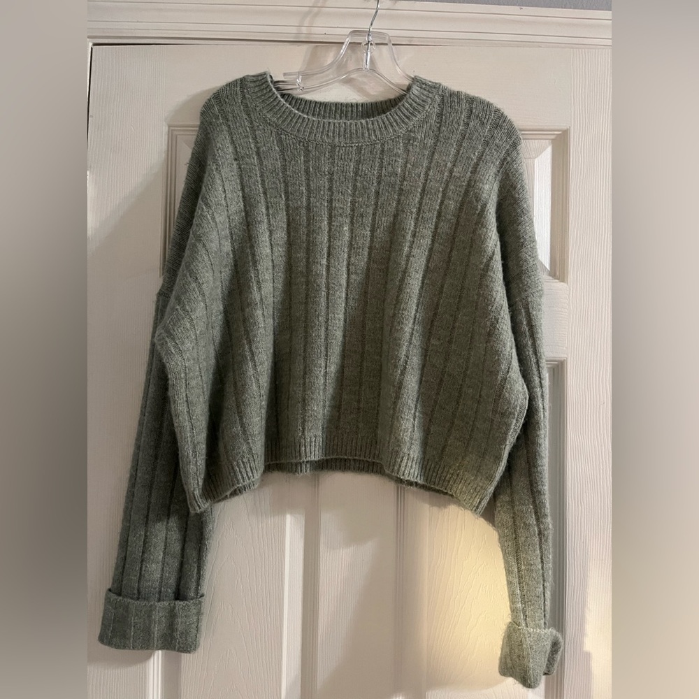 Two piece sage, green soft, lounge set